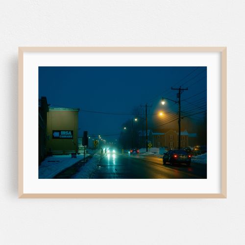 Foggy Night on Pleasant Street, Easthampton 02