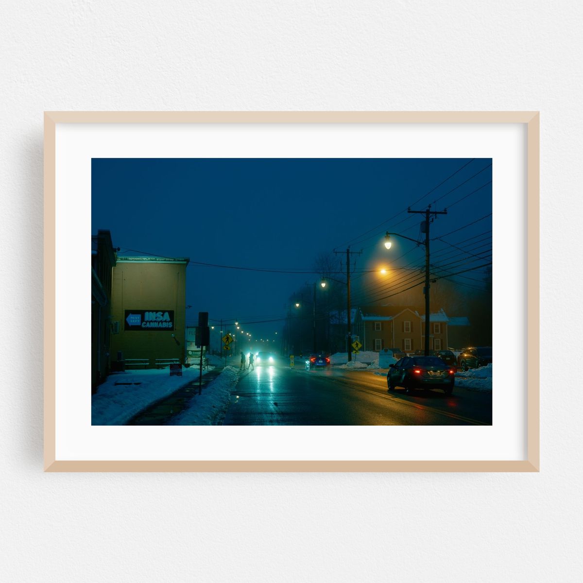 Foggy Night on Pleasant Street, Easthampton 02 – image 1 of 6