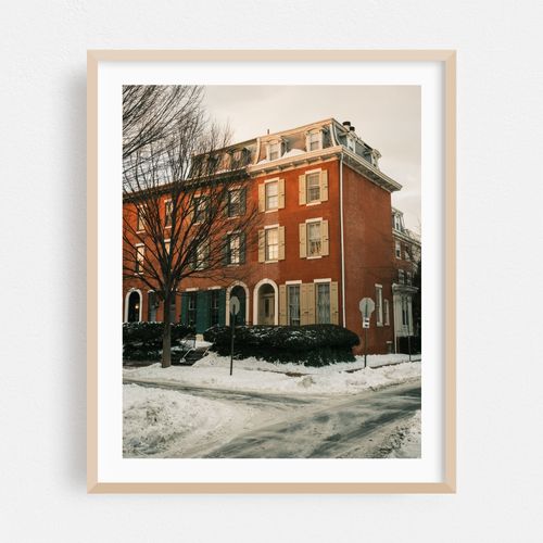 Snow in Fairmount, Philadelphia