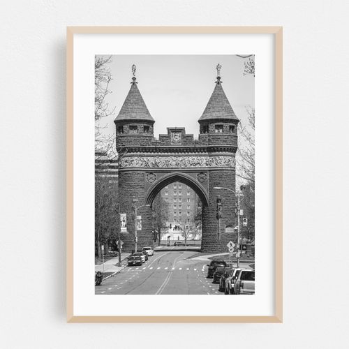 Soldiers & Sailors Memorial Arch, Hartford B&W