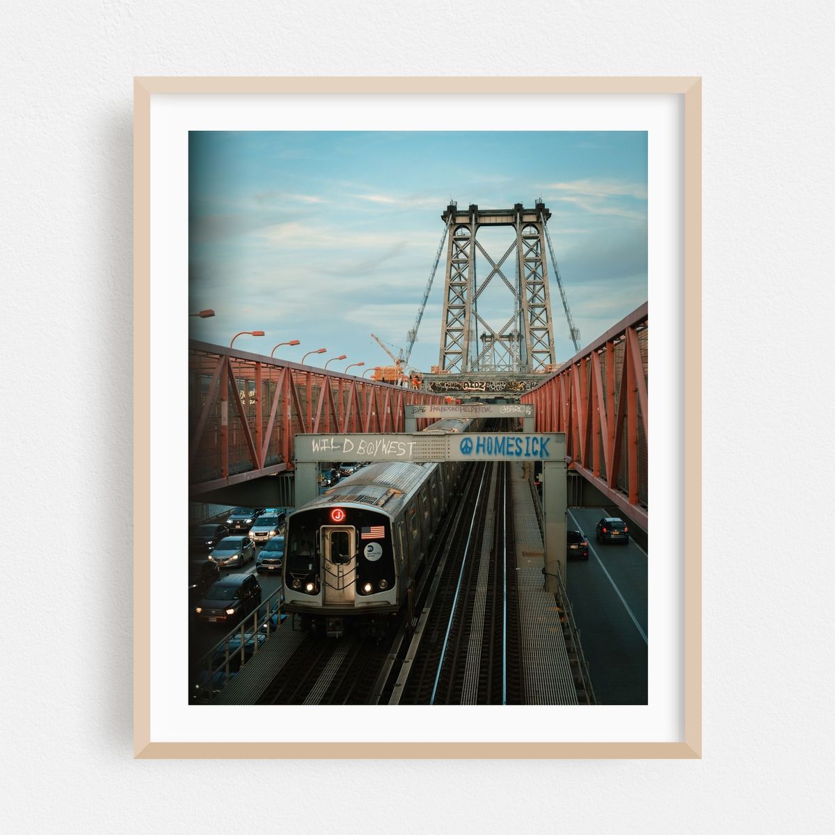 Train on the Williamsburg Bridge 02 – image 1 of 12
