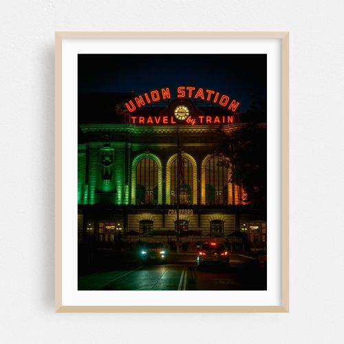 Union Station at Night, Denver 02