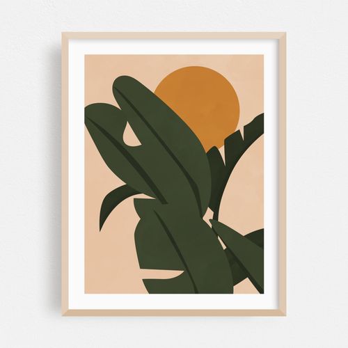Banana Leaves Boho Style