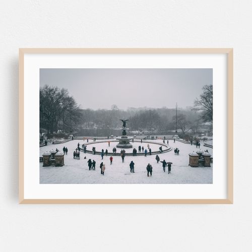 Bethesda Fountain Winter
