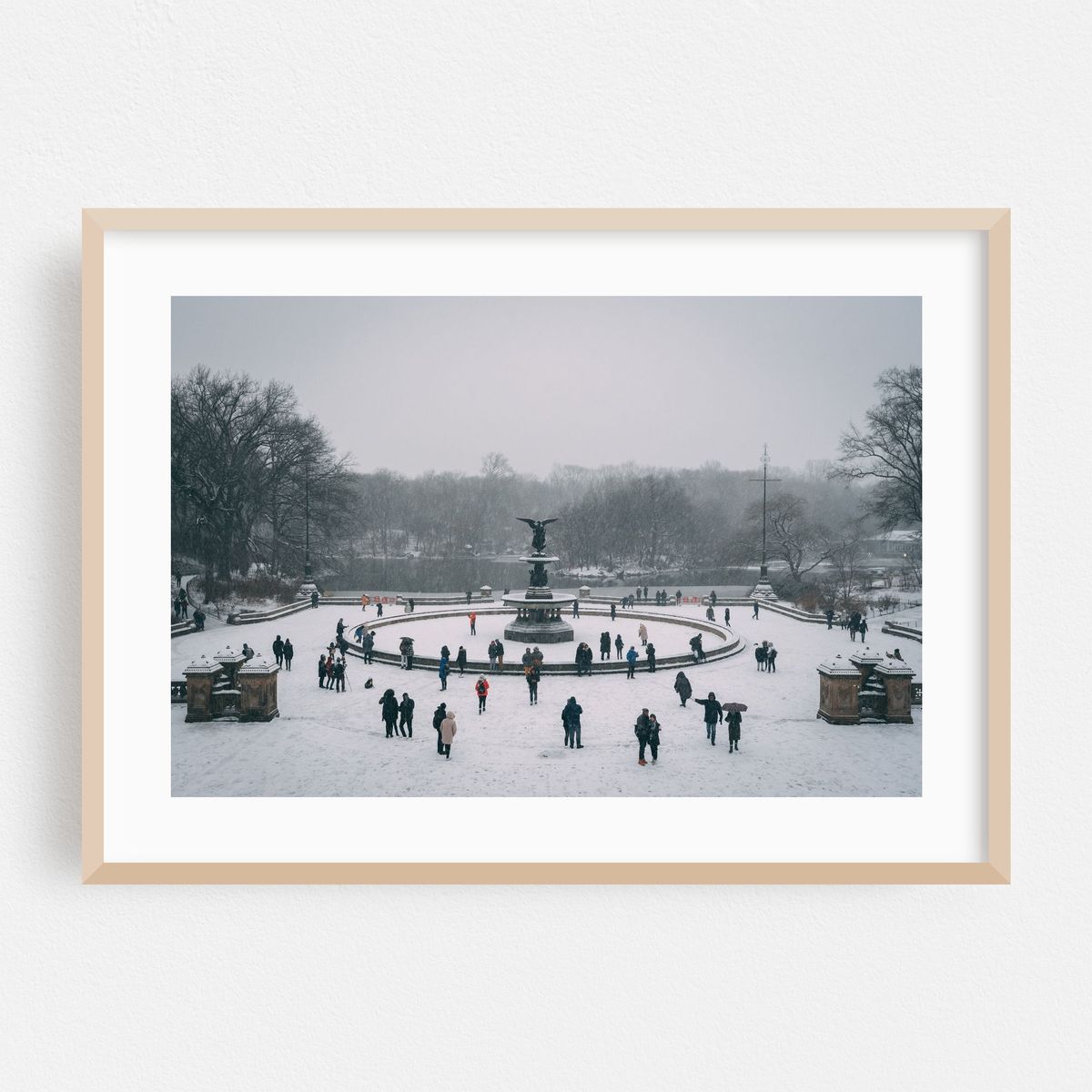 Bethesda Fountain Winter – image 1 of 6