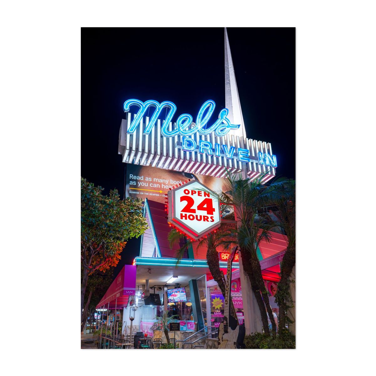 Mel's Drive-In at Night – image 1 of 2