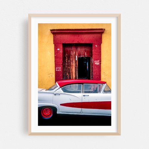 Vintage Car and Door - Oaxaca