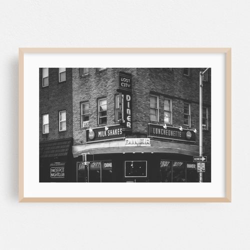 The Lost City Diner B&W