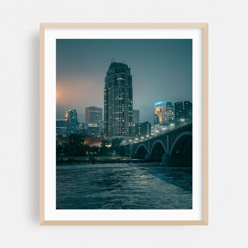 Minneapolis Skyline at Night 02