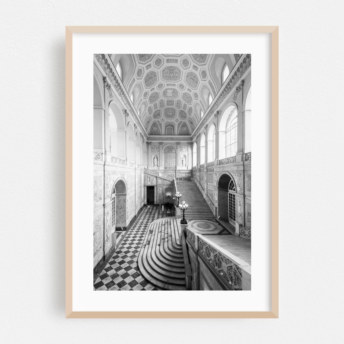 Palazzo Reale di Napoli B&W 02 – image 1 of 16