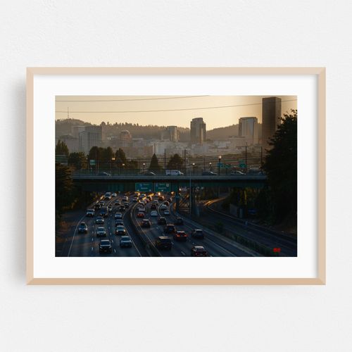 PDX Traffic at Sunset