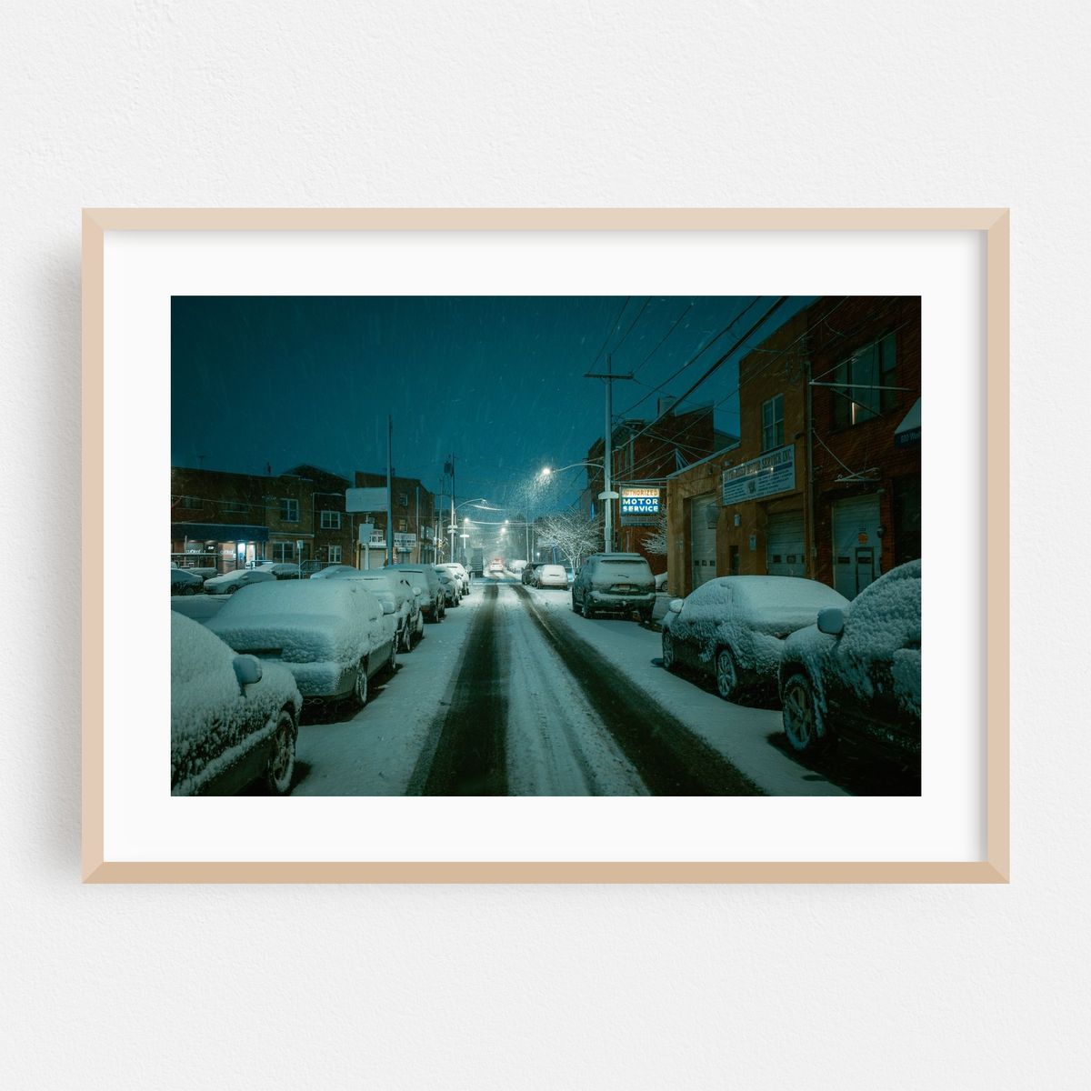 Snowy Night on 8th Street, Philadelphia 01 – image 1 of 6