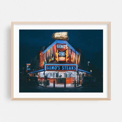 Geno's at Night, Philly