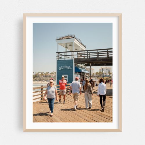 Walking on Oceanside Pier