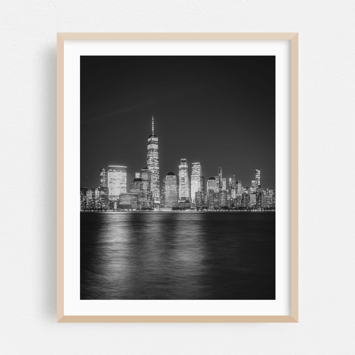 Manhattan from Jersey City B&W – image 1 of 12