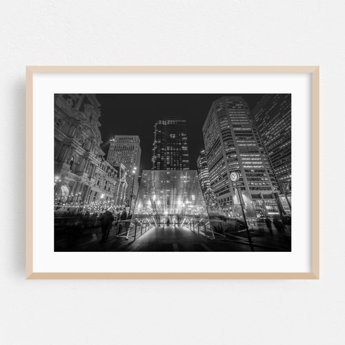 City Hall Stop B&W