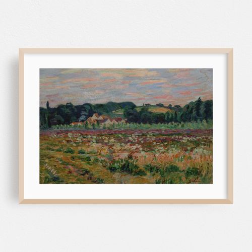 Prairie à Epinay sur Orge, le soir (circa 1888)