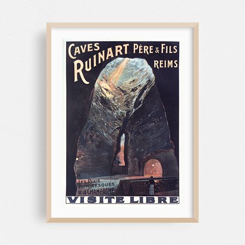 Caves Ruinart Père and fils, Reims, les plus pittoresques de la Champagne. Visite libre (1914)