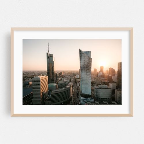 Sunset from Palace of Culture and Science, Warsaw 05