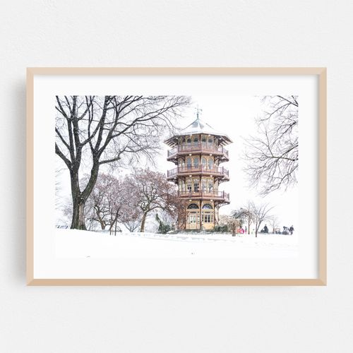 Snowy Patterson Park Pagoda