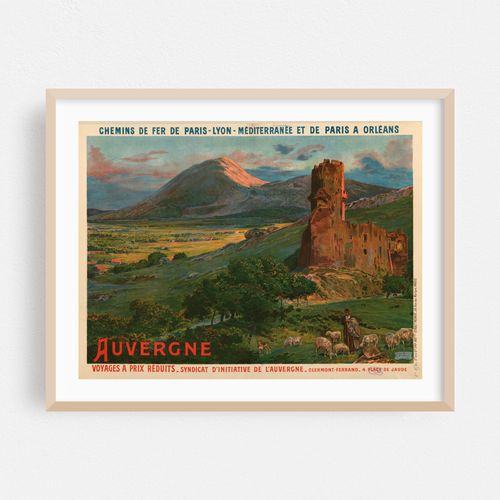 Chemins de Fer de Paris-Lyon-Méditerranée et de Paris à Orléans. Auvergne (1904)