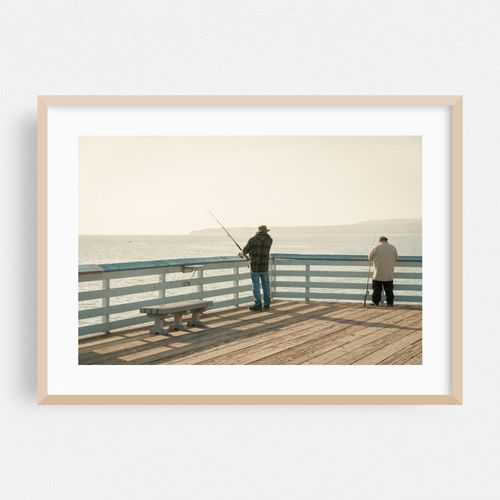 Fishing on the San Clemente Pier