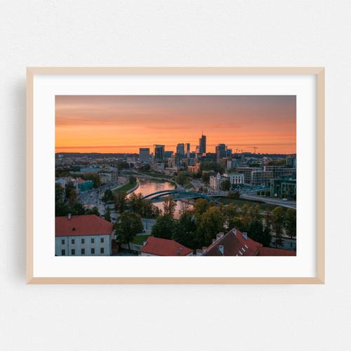 Sunset from Gediminas Castle, Vilnius 02