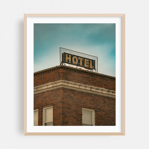 Marseilles Hotel Sign