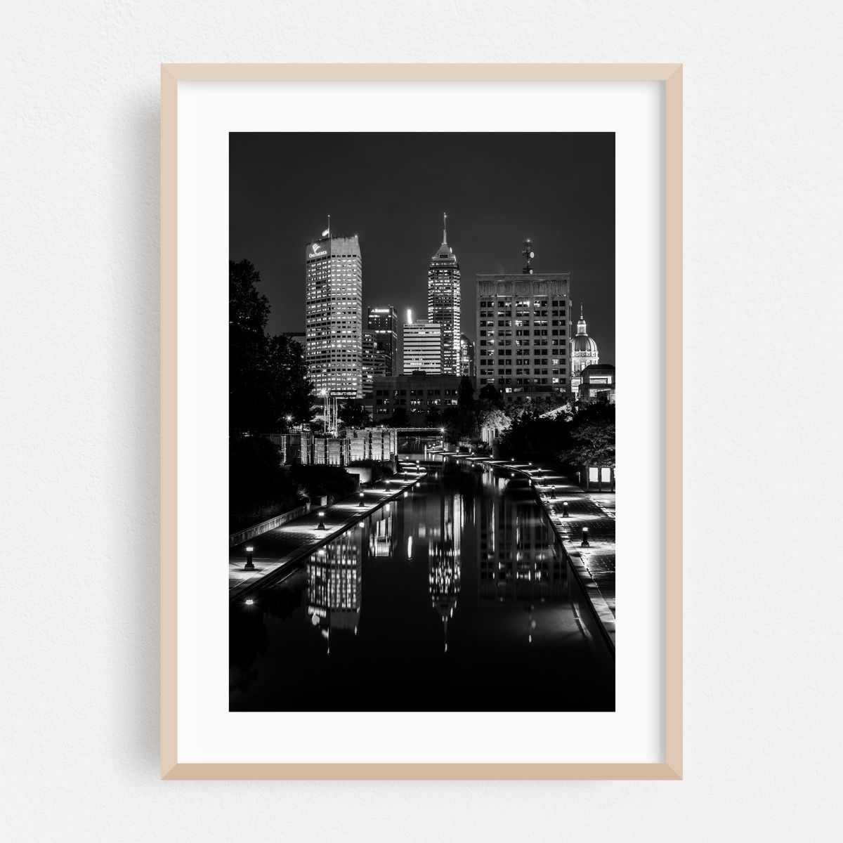 The Indiana Central Canal B&W – image 1 of 16