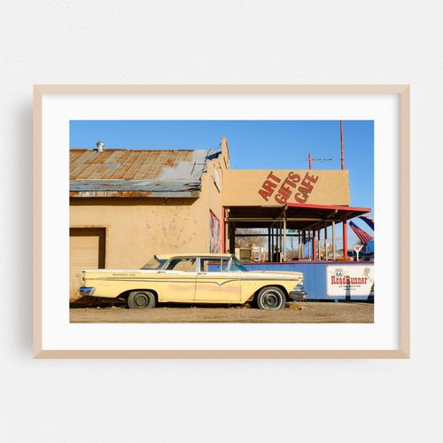 Route 66 RoadRunner and Vintage Car