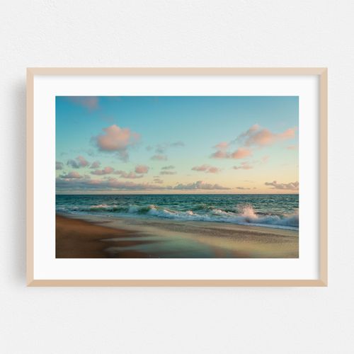 Waves at Sunset, 1000 Steps Beach 02