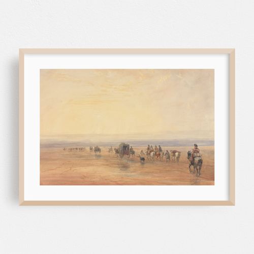 Crossing Lancaster Sands (mid 1830s)