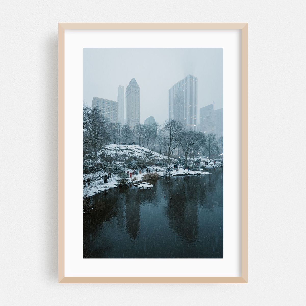 The Pond in Snow 02 – image 1 of 16