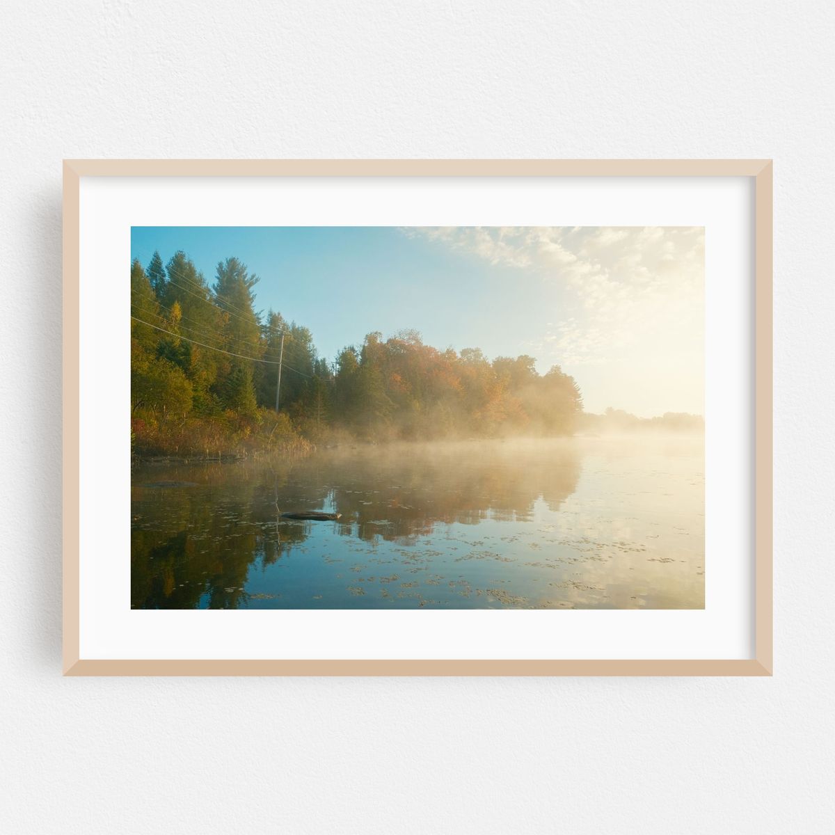 Foggy Autumn Morning, Cranberry Lake – image 1 of 6