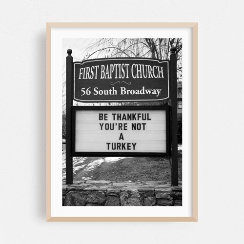 Don't Be A Turkey