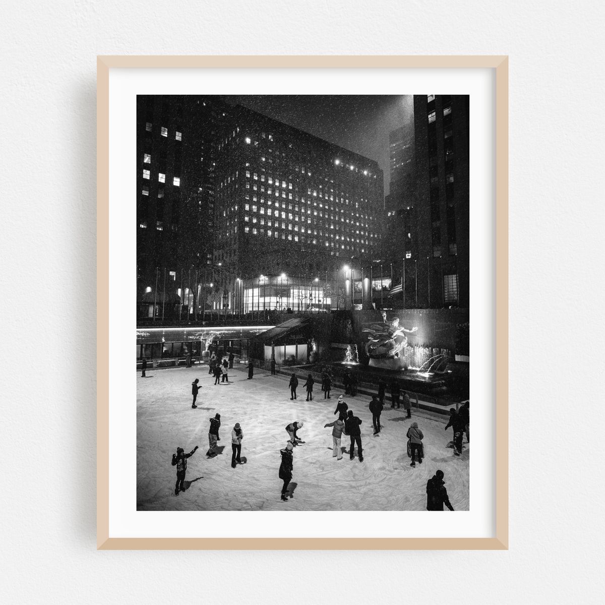 The Rink At Rockefeller Center B&W – image 1 of 12
