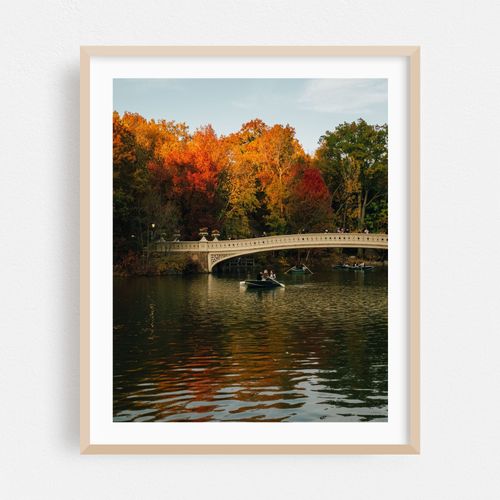 Bow Bridge in Autumn, Central Park