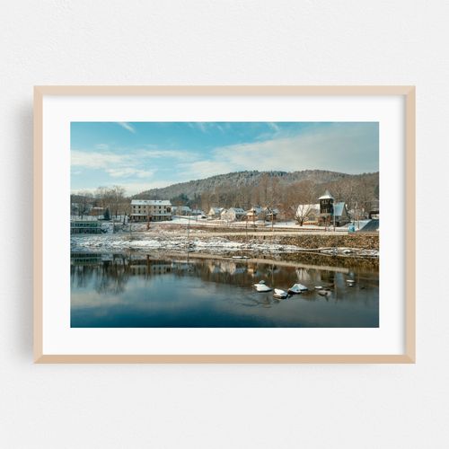 Shelburne Falls in Winter 02