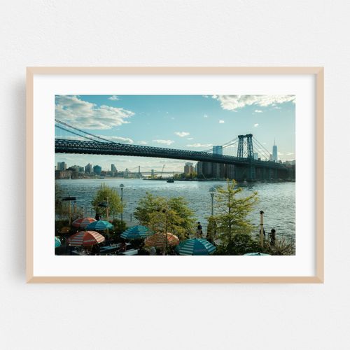 Williamsburg Bridge from Domino Park
