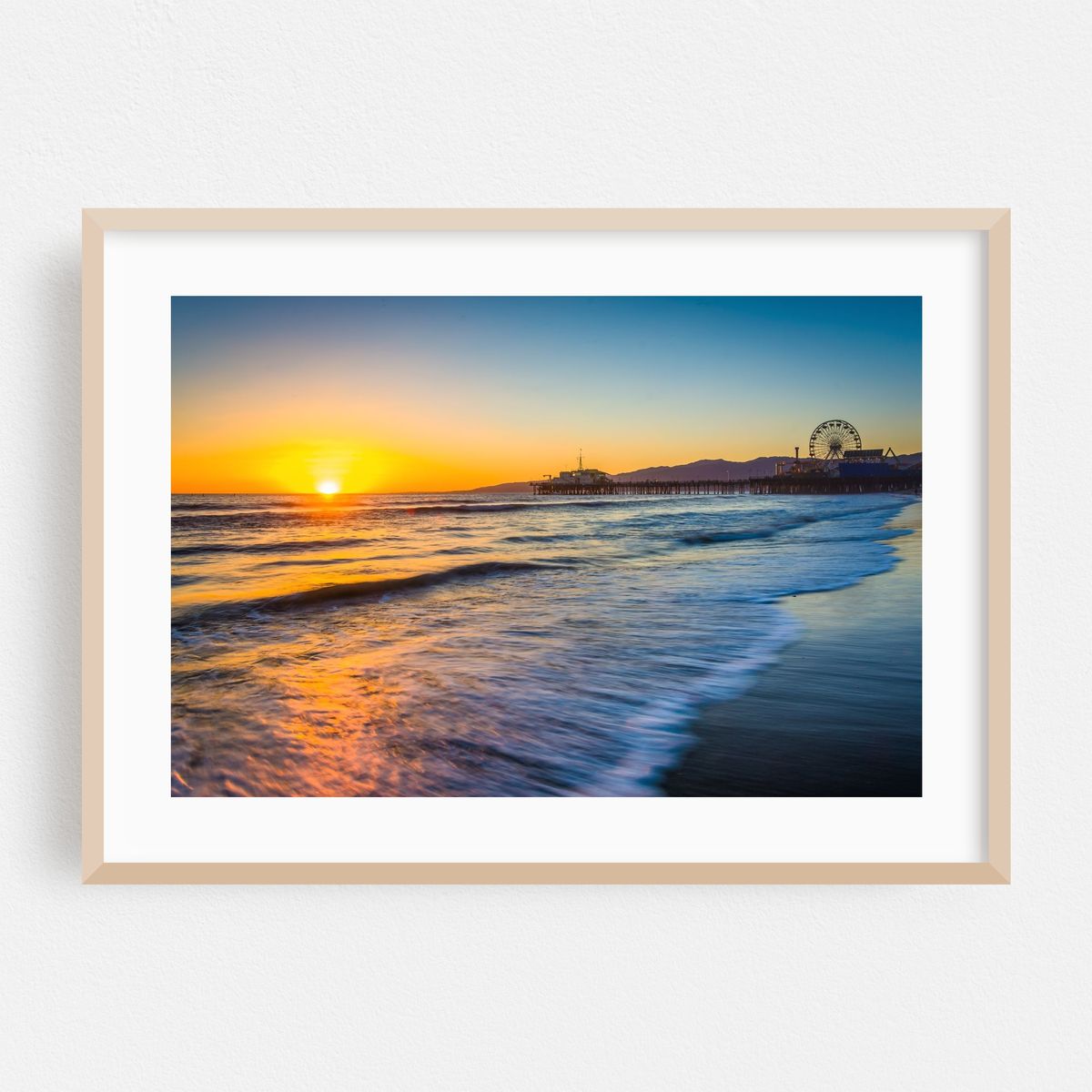 Sunset over the Santa Monica Pier – image 1 of 6