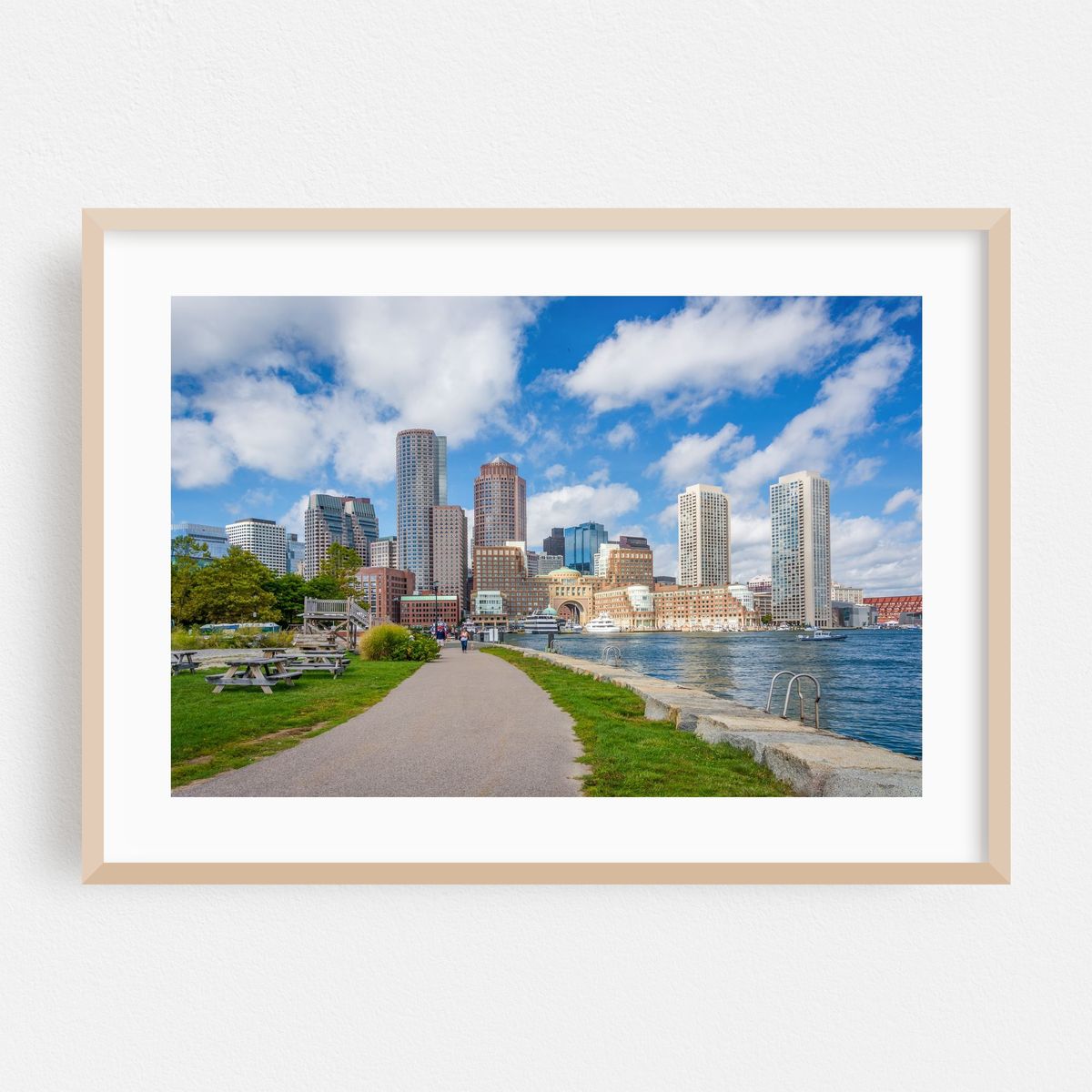 The Boston Skyline from Fan Pier Park – image 1 of 6