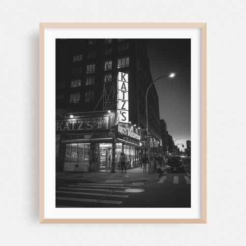 Katz's by Night 03 B&W