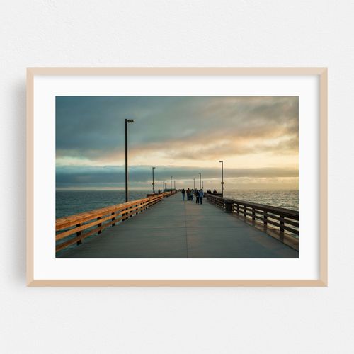 Newport Pier at Sunset