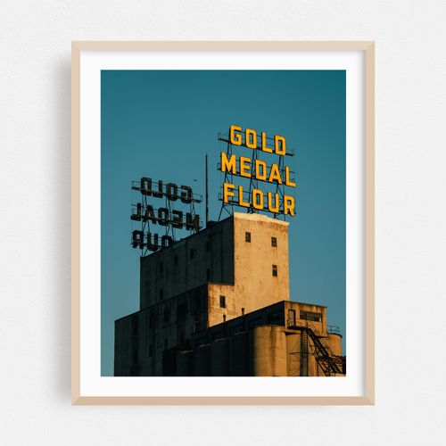 "Gold Medal Flour" Sign, Minneapolis 01