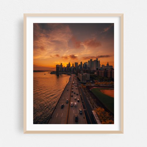 Sunset over the FDR