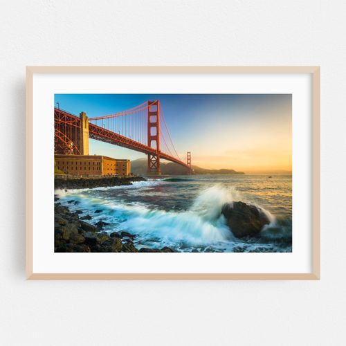 The Golden Gate Bridge from Fort Point