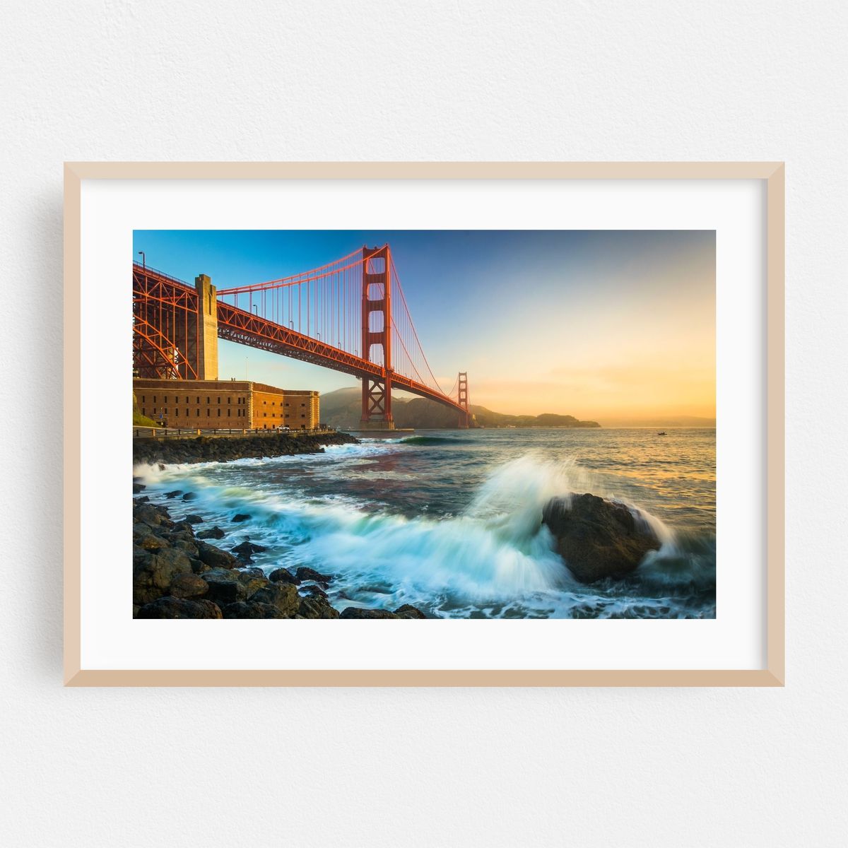The Golden Gate Bridge from Fort Point – image 1 of 6
