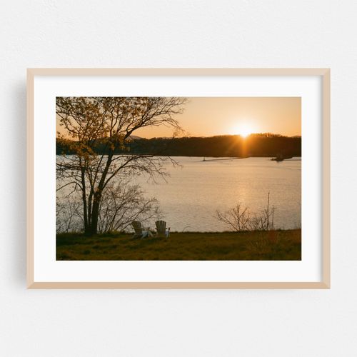 Sunset over the Hudson, Rhineclif