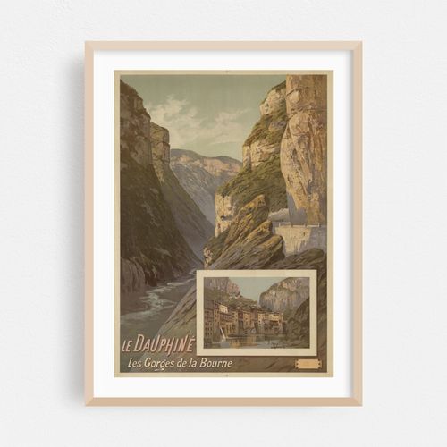 Le Dauphiné. Les Gorges de La Bourne (1898)