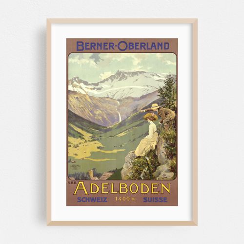 Berner-Oberland; Adelboden 1400m, Schweiz, Suisse (1910)